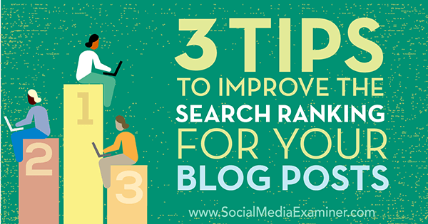 melhorar a classificação de pesquisa de postagem de blog