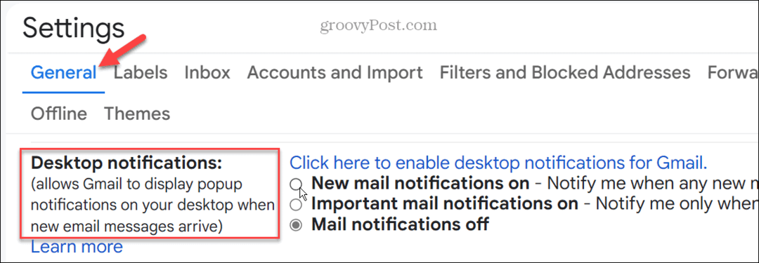 Gmail não está enviando notificações: 6 correções