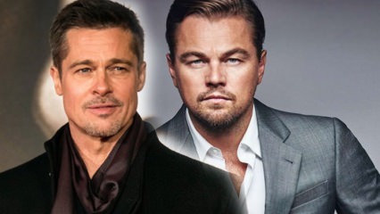 Diante de Brad Pitt, Leonardo DiCaprio! Brat Pitt como uma criança ...
