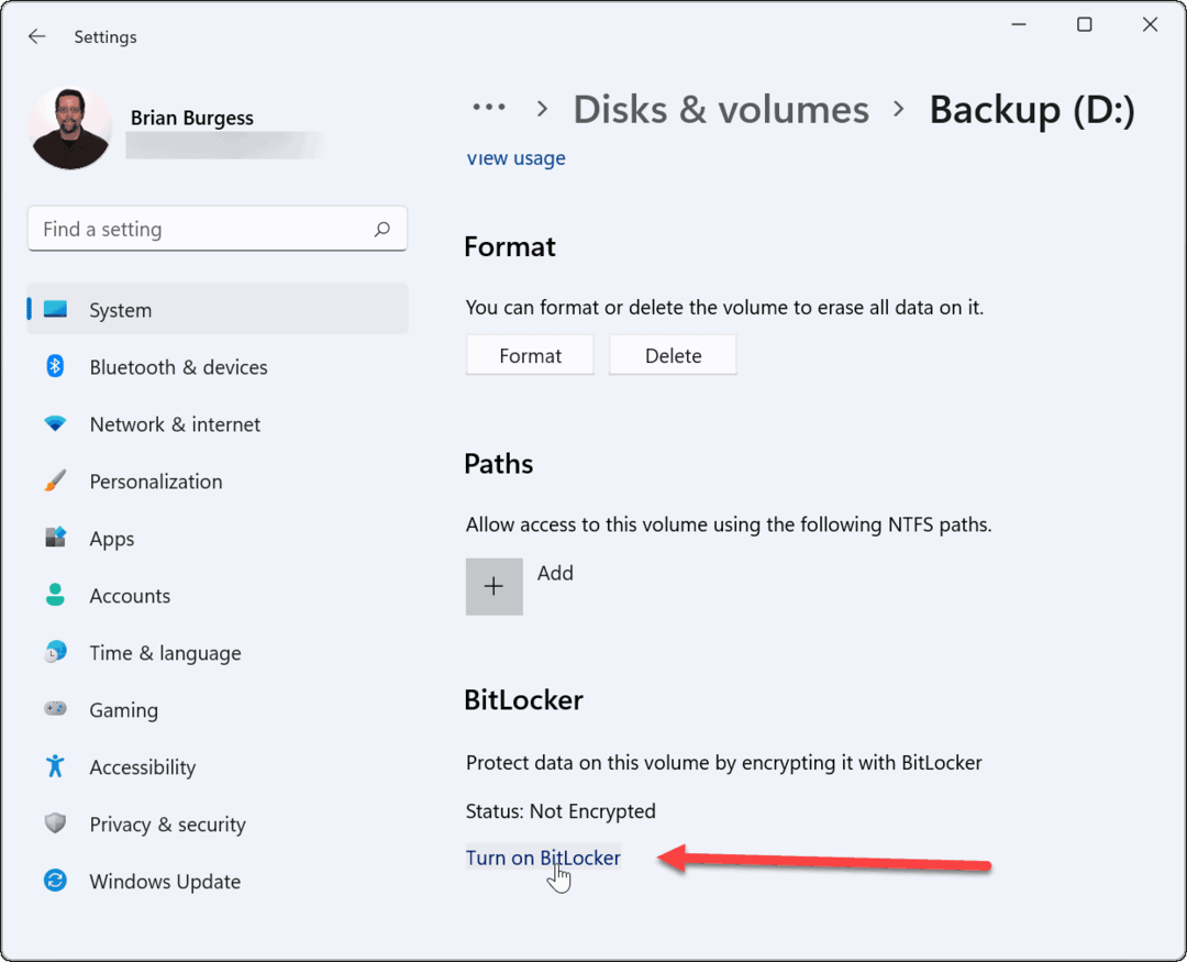 Use o Bitlocker para ir no Windows 11