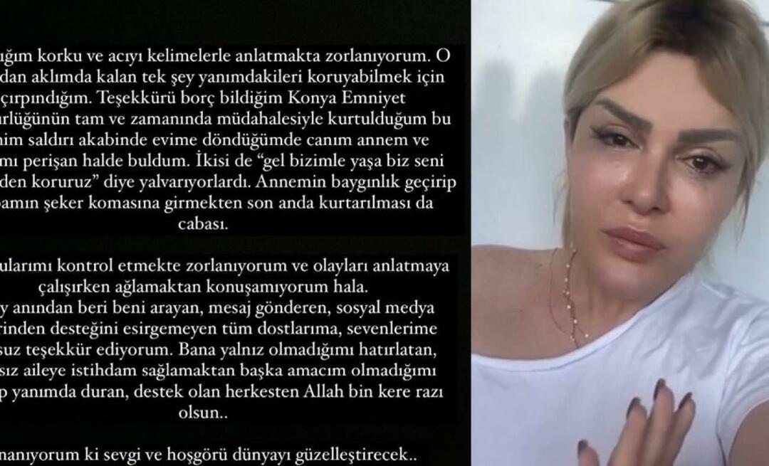 A primeira declaração de Selin Cigerci, que foi protestada em Konya! "Não consigo falar sem chorar..."