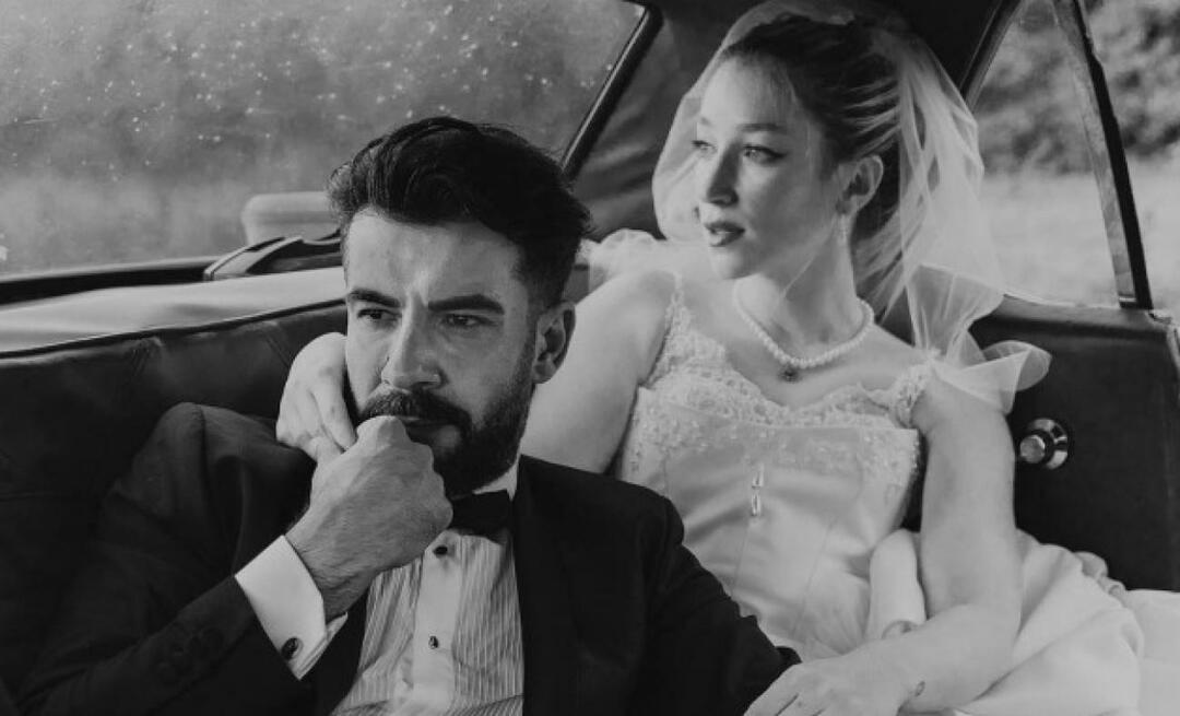 Rüzgar Aksoy, o Haluk da série Ömer, casou-se! Poses de casamento receberam grande aclamação