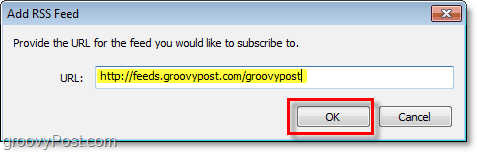 assinar um feed RSS no Windows Live Mail