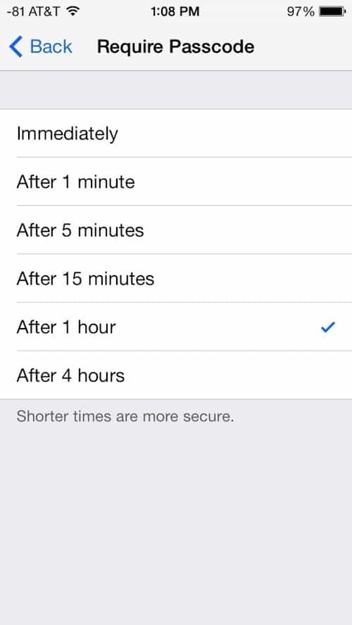 Como configurar ou desativar o bloqueio de senha no iOS 7