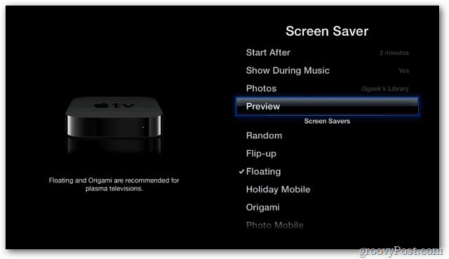 Apple TV: use suas fotos como proteção de tela