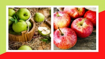 As maçãs verdes e vermelhas ganharão peso? Emagrecimento com desintoxicação de maçã verde edematosa
