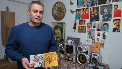 Orhan Gencebay transformou sua casa em museu com seu amor! Cartazes e álbuns estiveram na ordem do dia