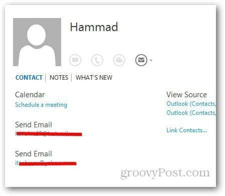 Mesclar contatos do Outlook 4