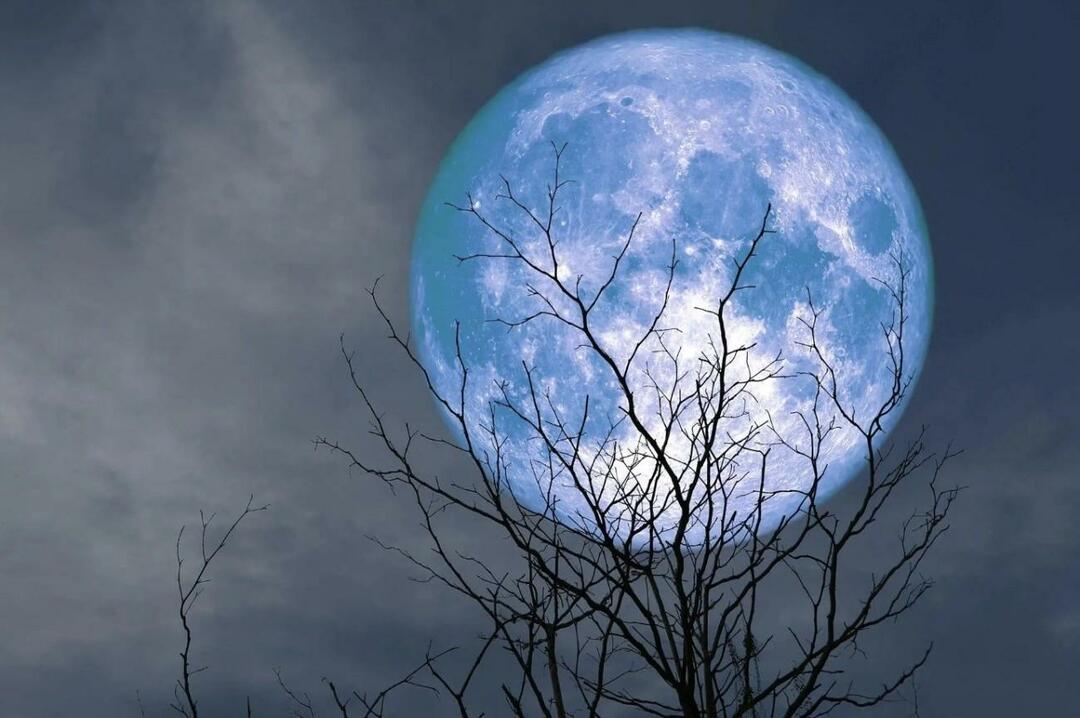 O que é uma lua azul