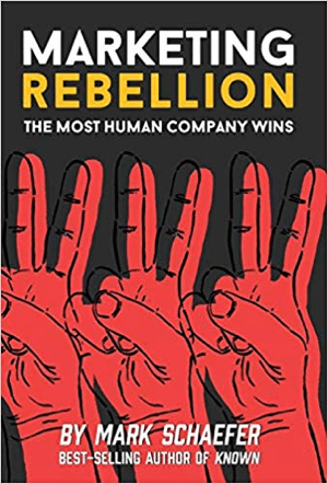 Rebelião de marketing: as vitórias da empresa mais humana, escrito por Mark Schaefer.