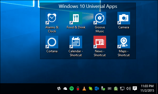 6 Atalhos de aplicativos universais do Windows 10