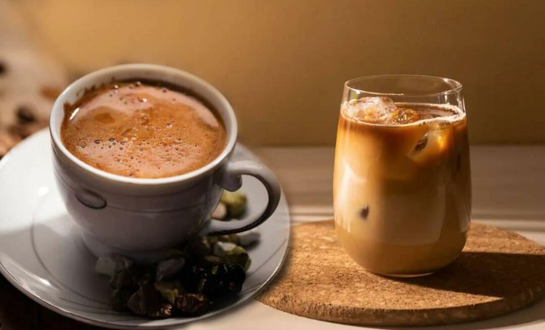 Como fazer café gelado com café turco? Fazendo café frio com café turco