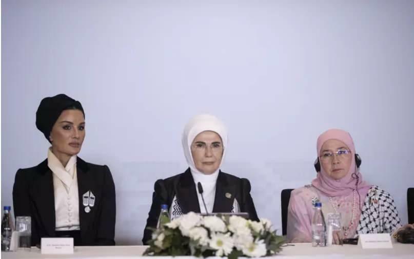 Comunicado de imprensa da Cúpula das Esposas dos Líderes Palestinos Um Coração