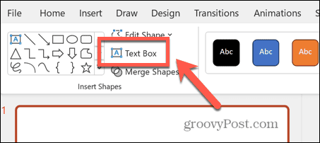 powerpoint inserir caixa de texto