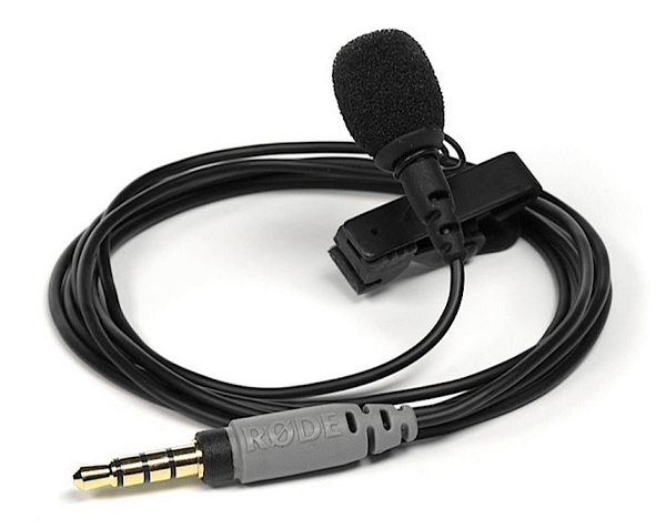 O Rode smartLav é um ótimo microfone para usar para vídeo móvel.