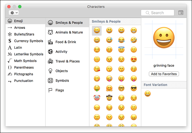 ativar teclado emoji macos
