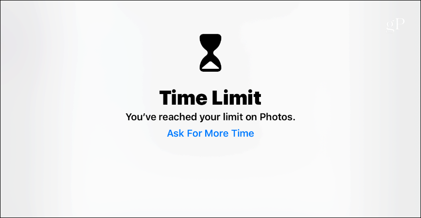 Tempo limite da tela Tempo iOS 12 iPad