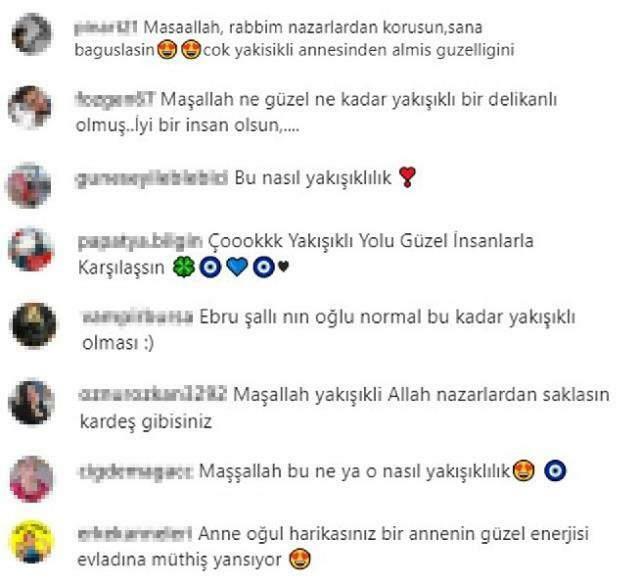 Ebru Şallı compartilhou seu filho de 18 anos! Esse quadro foi regado com comentários...