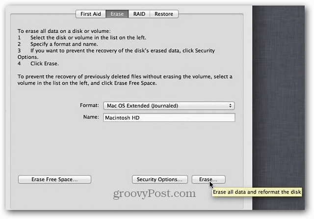 Como apagar o disco rígido do seu Mac e reinstalar o OS X