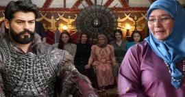 A rainha malaia Tunku Azizah visitou o set da Fundação Osman! 'Você está dando uma aula de história'