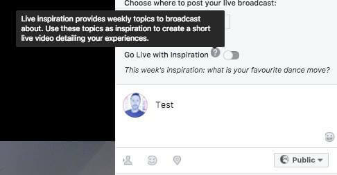 O Facebook parece estar testando um novo recurso de vídeo ao vivo que oferece às emissoras sugestões de tópicos semanais para divulgação.