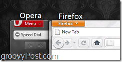 comparação de botões do opera firefox