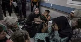 O mundo da arte atacou o massacre do hospital em Gaza: Abaixo Israel, abaixo Israel!