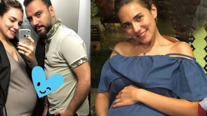 Compartilhamento emocional da esposa grávida de Alişan, Buse Varol!