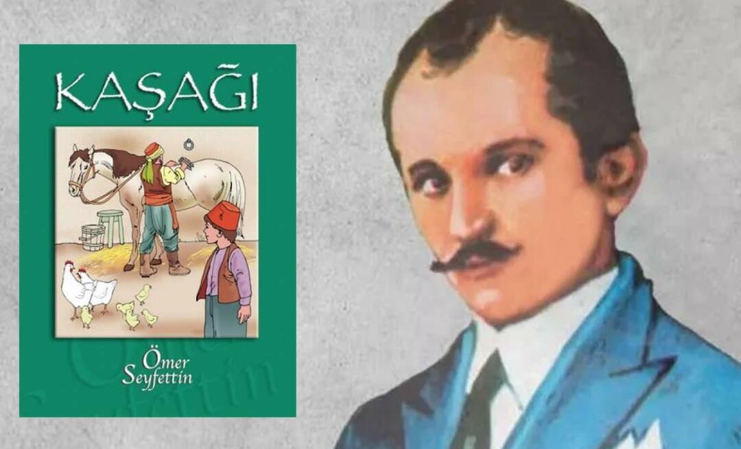 História inesquecível de Ömer Seyfettin: Kağızı! Qual é o assunto do livro chamado 'Kağı'?