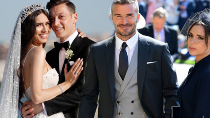 Mesut Özil e Amine Gülşe superaram o casal David Beckham!