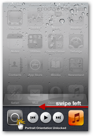 botão de orientação automática do iphone