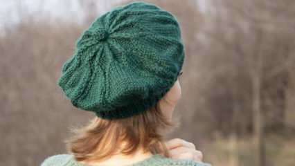 Como tricotar um gorro de forma rápida e fácil? Gorro prático com agulha de crochê