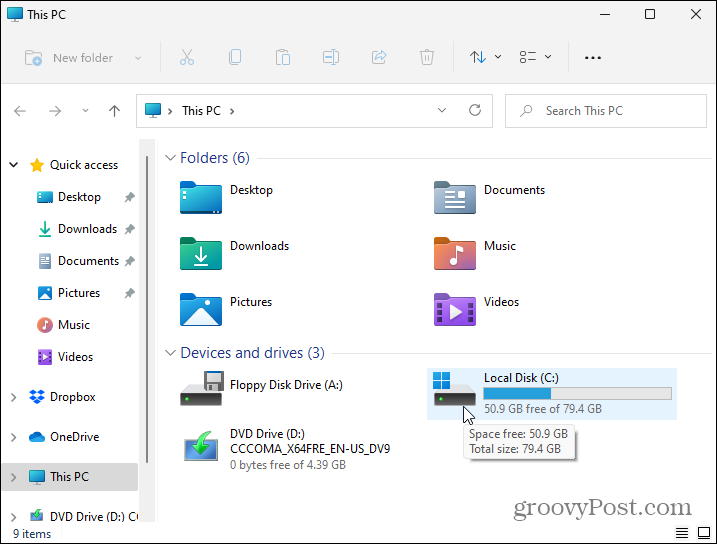 Este PC File Explorer Windows 11