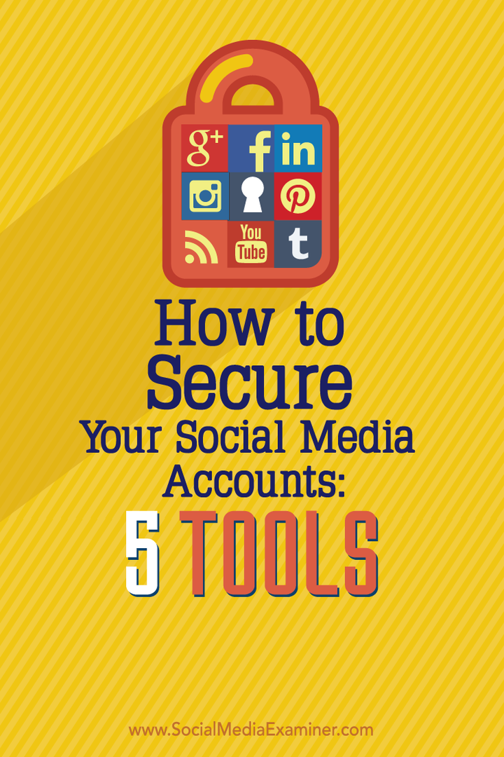 Como proteger suas contas de mídia social: 5 ferramentas: examinador de mídia social