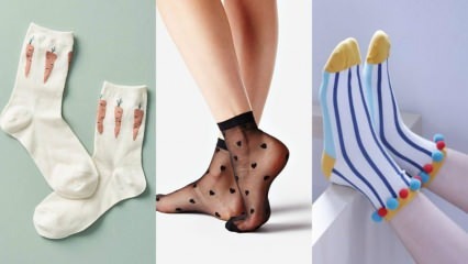 Como usar meias estampadas? Meias tendência da estação