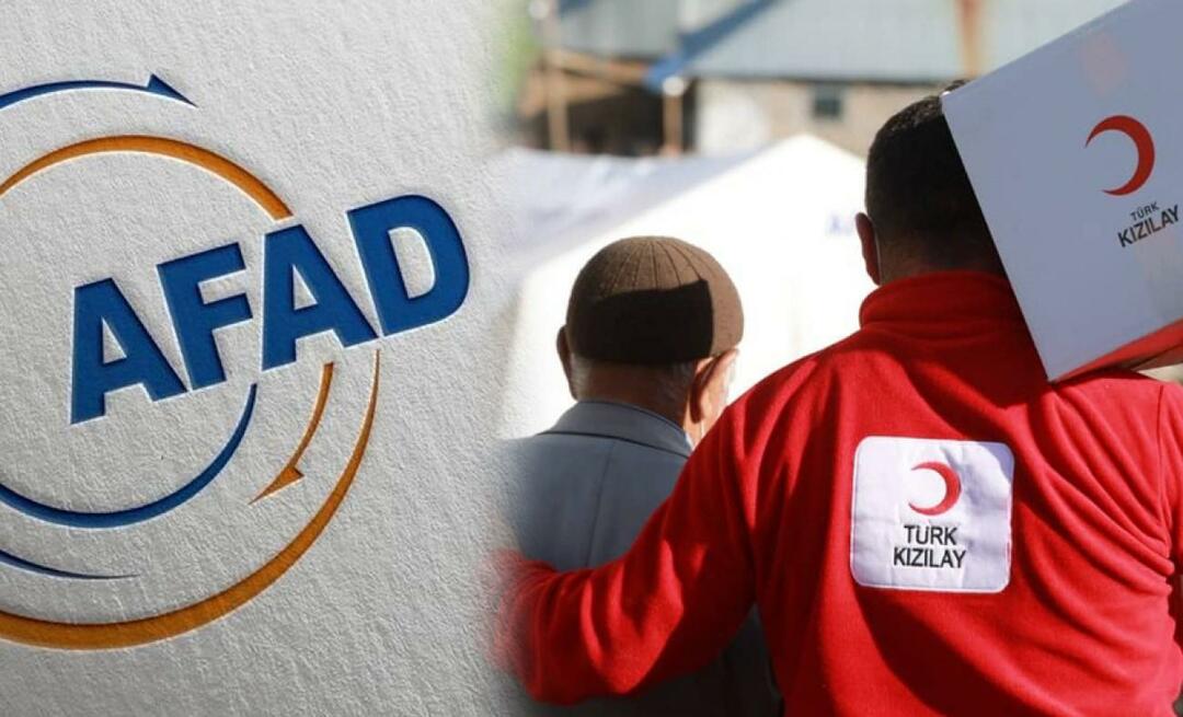Como pode ser feita a doação do terremoto da AFAD? Canais de doação da AFAD e lista de necessidades do Crescente Vermelho...