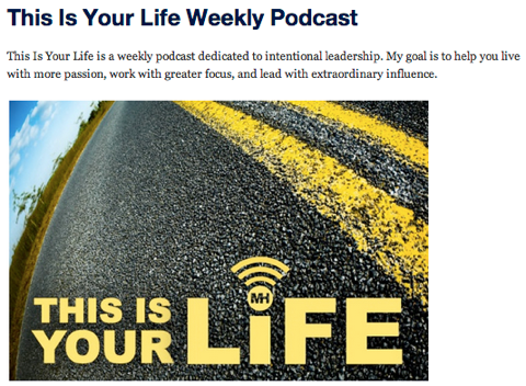 este é o seu show de podcast de vida