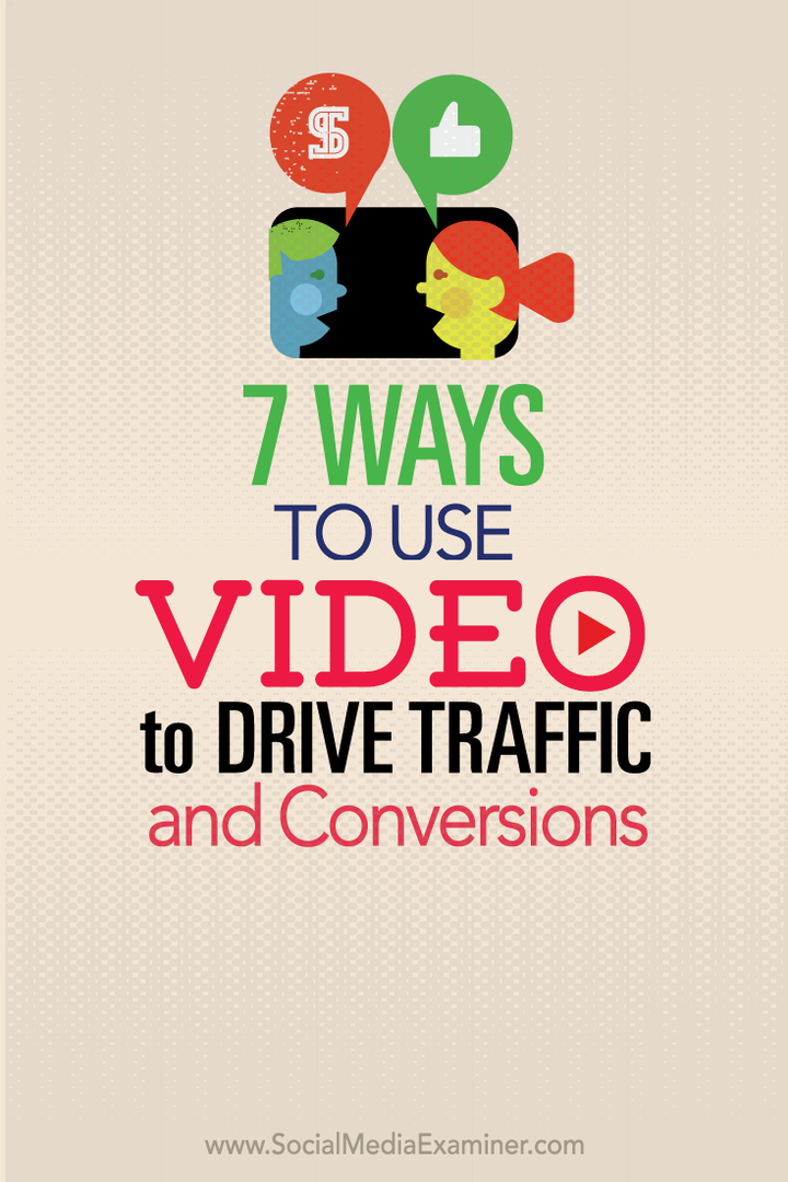 7 maneiras de usar o vídeo para gerar tráfego e conversões: examinador de mídia social