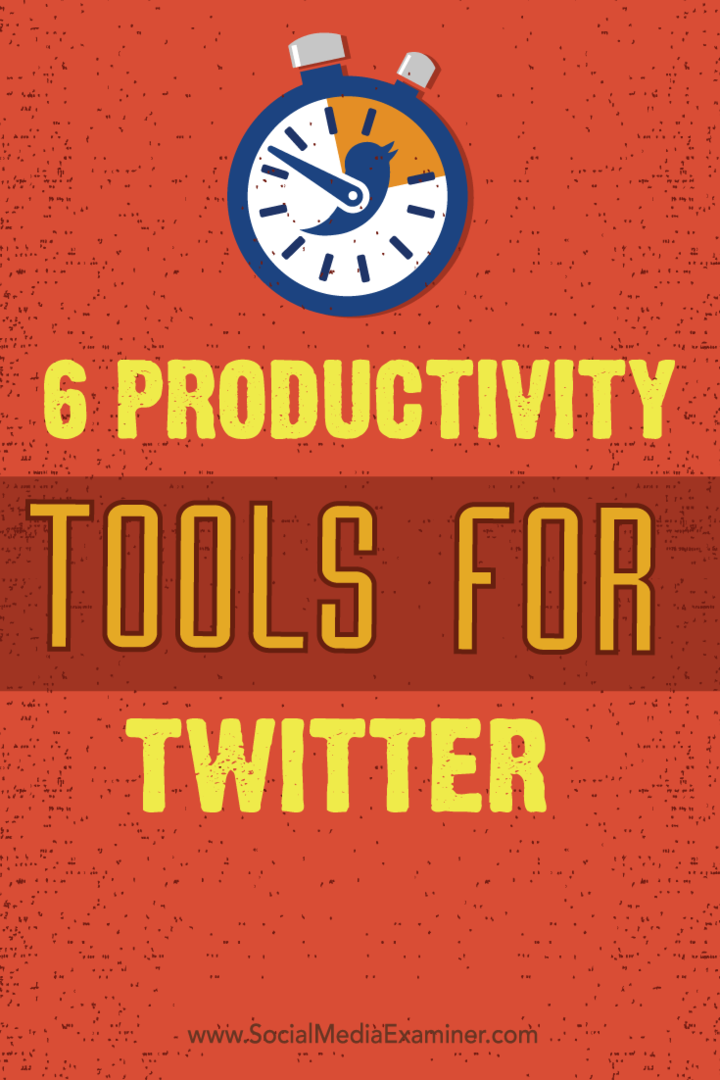 ferramentas de produtividade e dicas para twitter