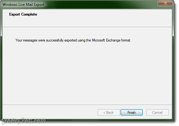 Exporte para o Outlook a partir do Windows Live Mail completo!