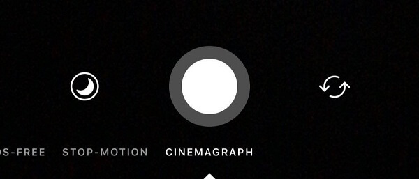 O Instagram está testando um novo recurso Cinemagraph na câmera.