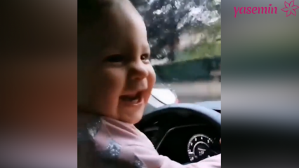 Desfrutando de um carro com a filha de Hakan Hatipoğlu, Lila!