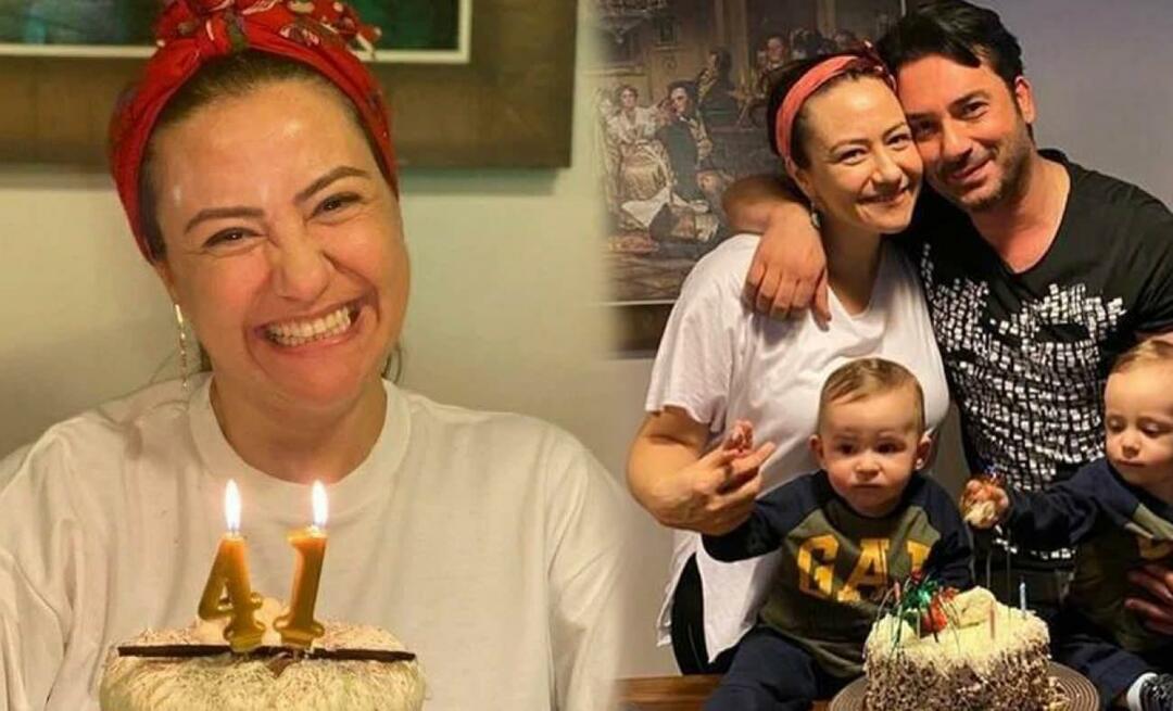 Ezgi Sertel comemorou seu 41º aniversário com seus gêmeos! Todo mundo está falando sobre essas imagens