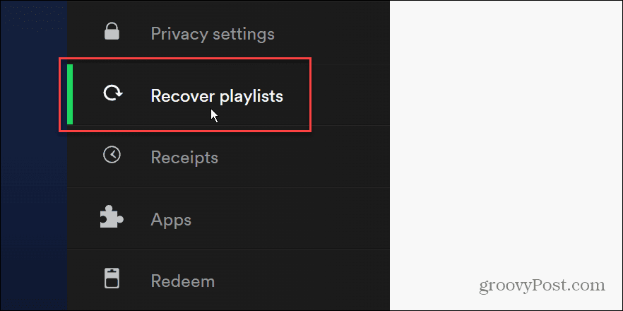 Como recuperar a lista de reprodução excluída do Spotify