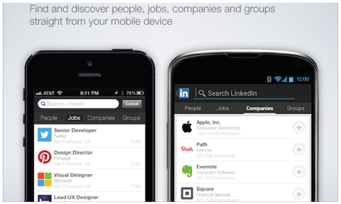LinkedIn expandir para celular
