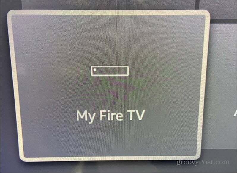 Reiniciar um Fire TV Stick