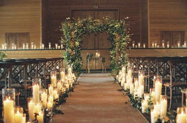 2018-19 decorações de casamento de inverno