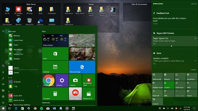 Assinatura da Microsoft na atualização de aniversário do Windows 10