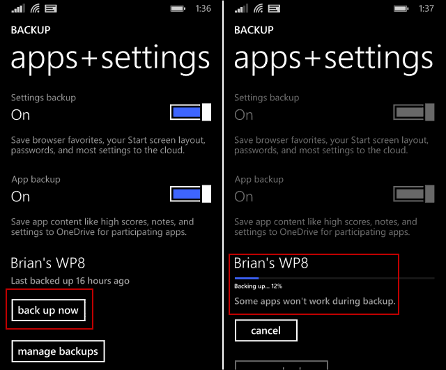 Dica do Windows Phone 8.1: faça backup manualmente dos dados do seu telefone