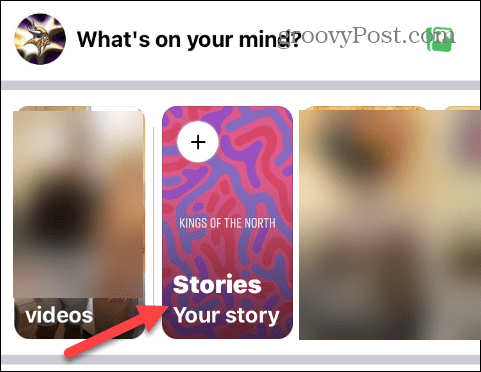 Remover histórias do Facebook
